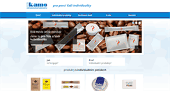 Desktop Screenshot of kamo.cz